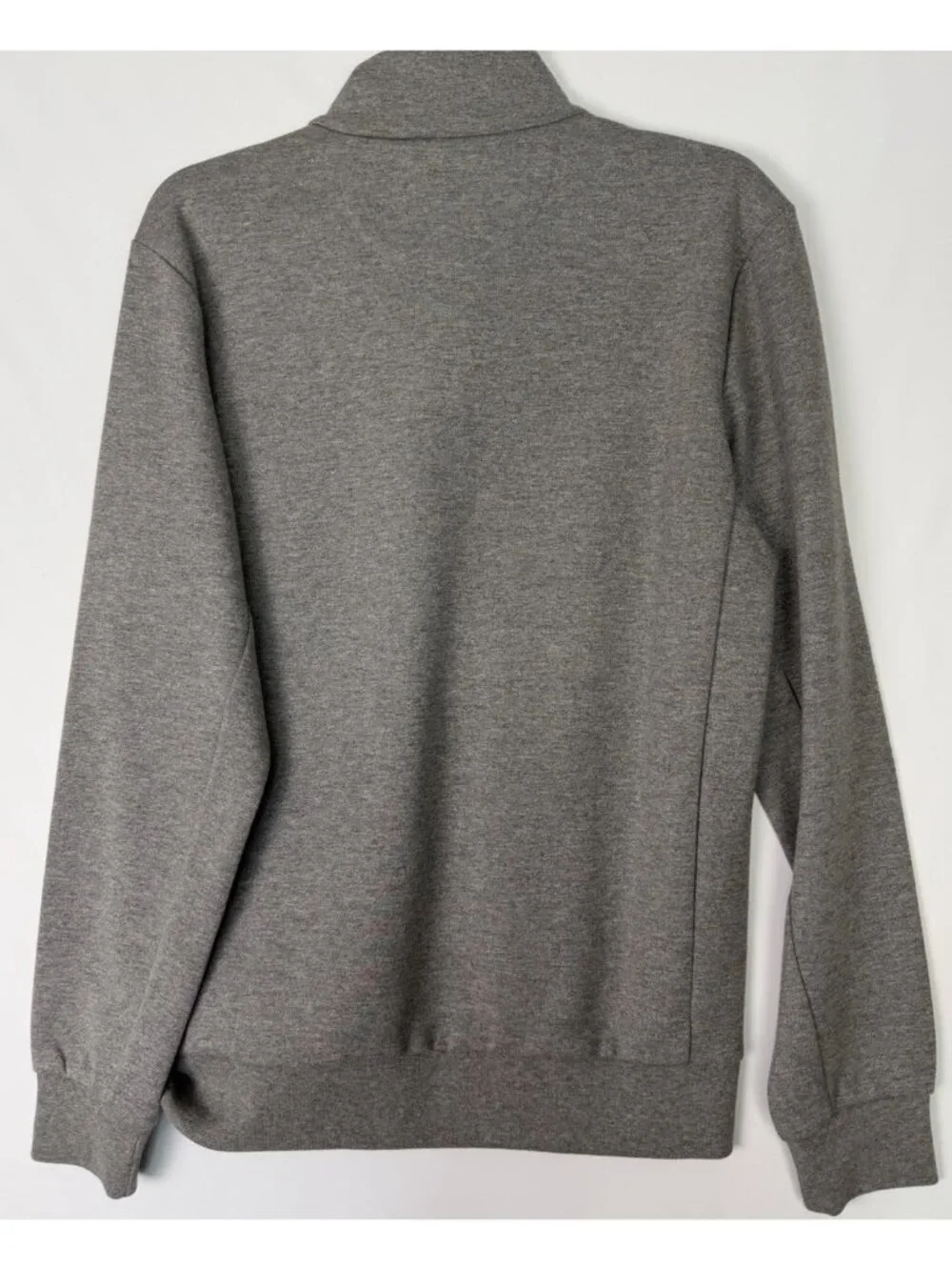Polo Ralph Lauren Men Small Grey Heather Double Knit Mockneck Sweatshirt NWT